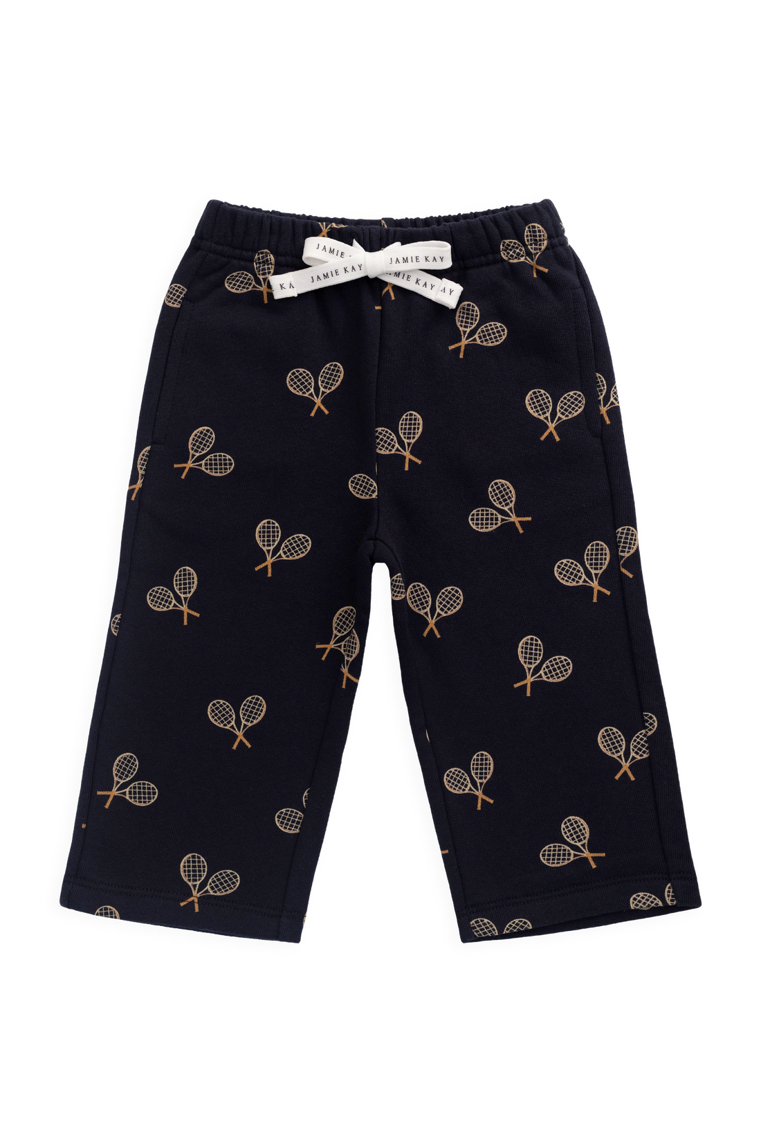 Organic Cotton Floyd Track Pant - Racquet Navy Childrens Pants from Jamie Kay USA
