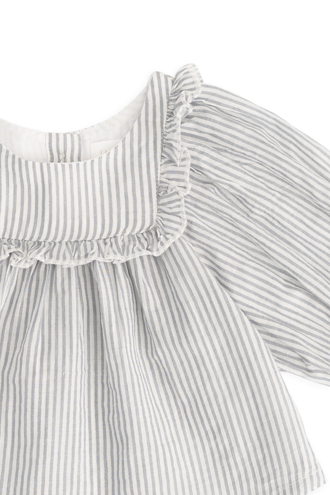 Organic Cotton Hartlen Blouse - Harbour Stripe Childrens Top from Jamie Kay USA
