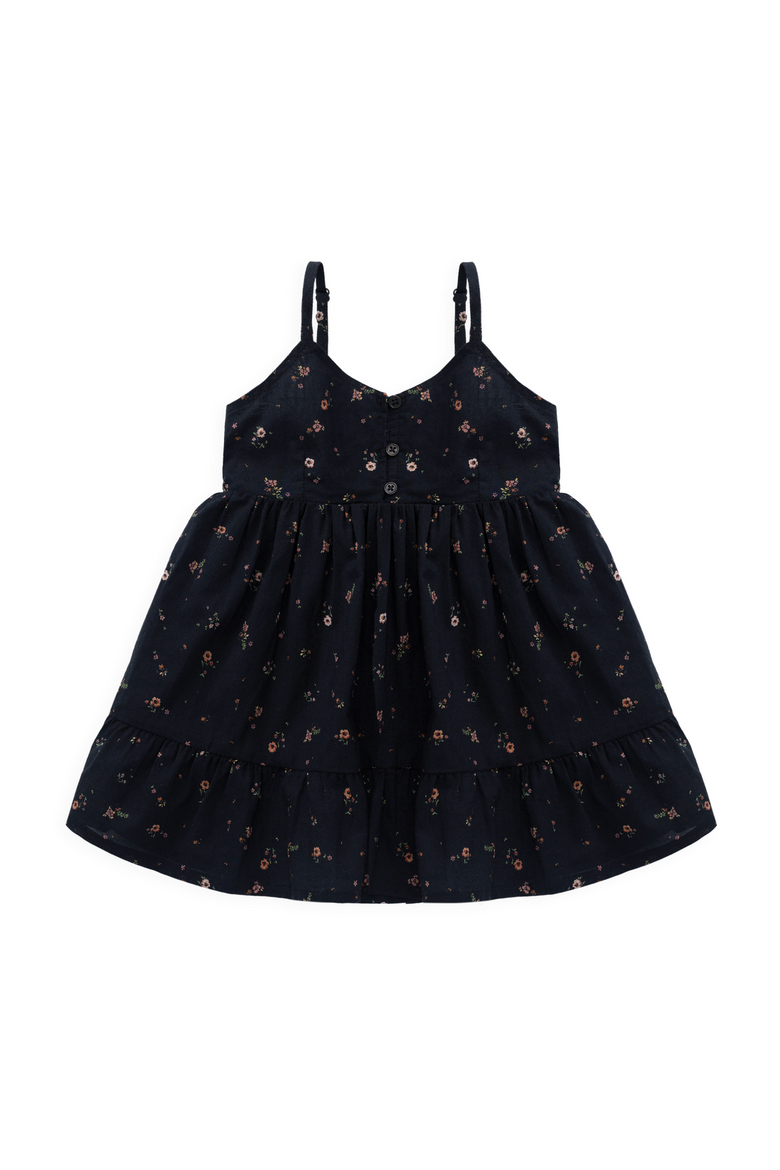 Organic Cotton Kaianna Dress - Eloise Navy Childrens Dress from Jamie Kay USA