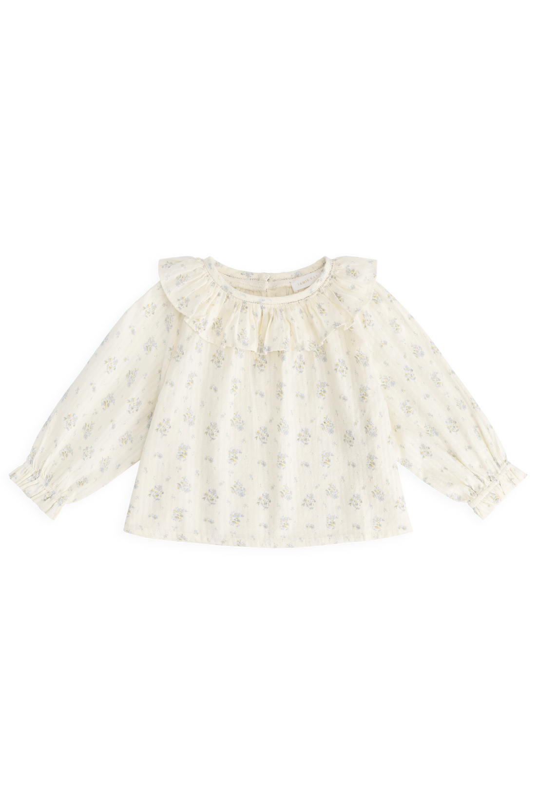 Organic Cotton Leonie Top - Justine Vanilla Sky Childrens Top from Jamie Kay USA