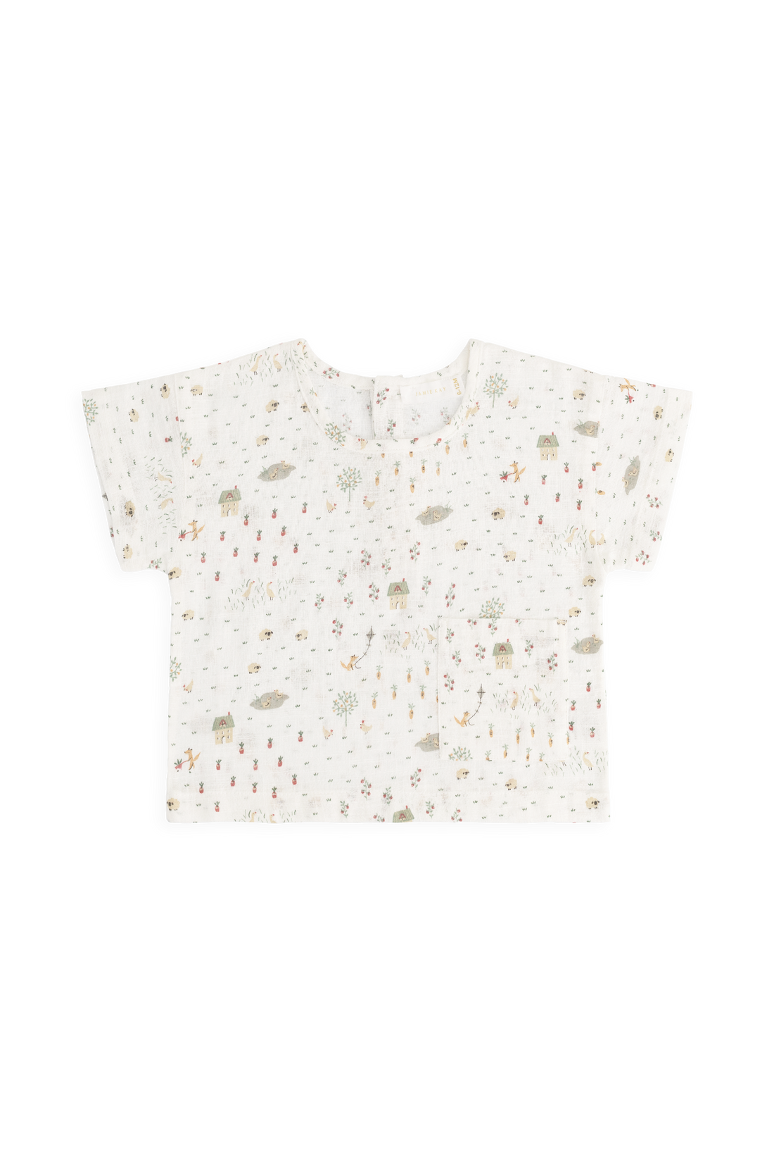 Organic Cotton Wilder Top - Countryside Life Tofu Childrens Top from Jamie Kay USA