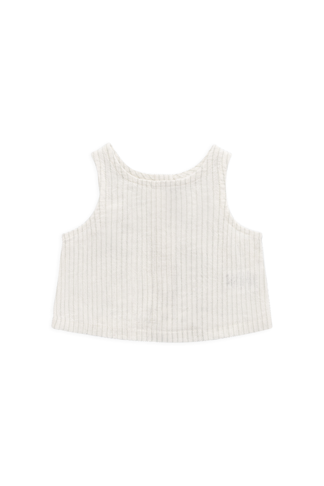 Organic Cotton Winslow Top - Mini Pinstripe Cloud / Duck Egg Blue Childrens Top from Jamie Kay USA