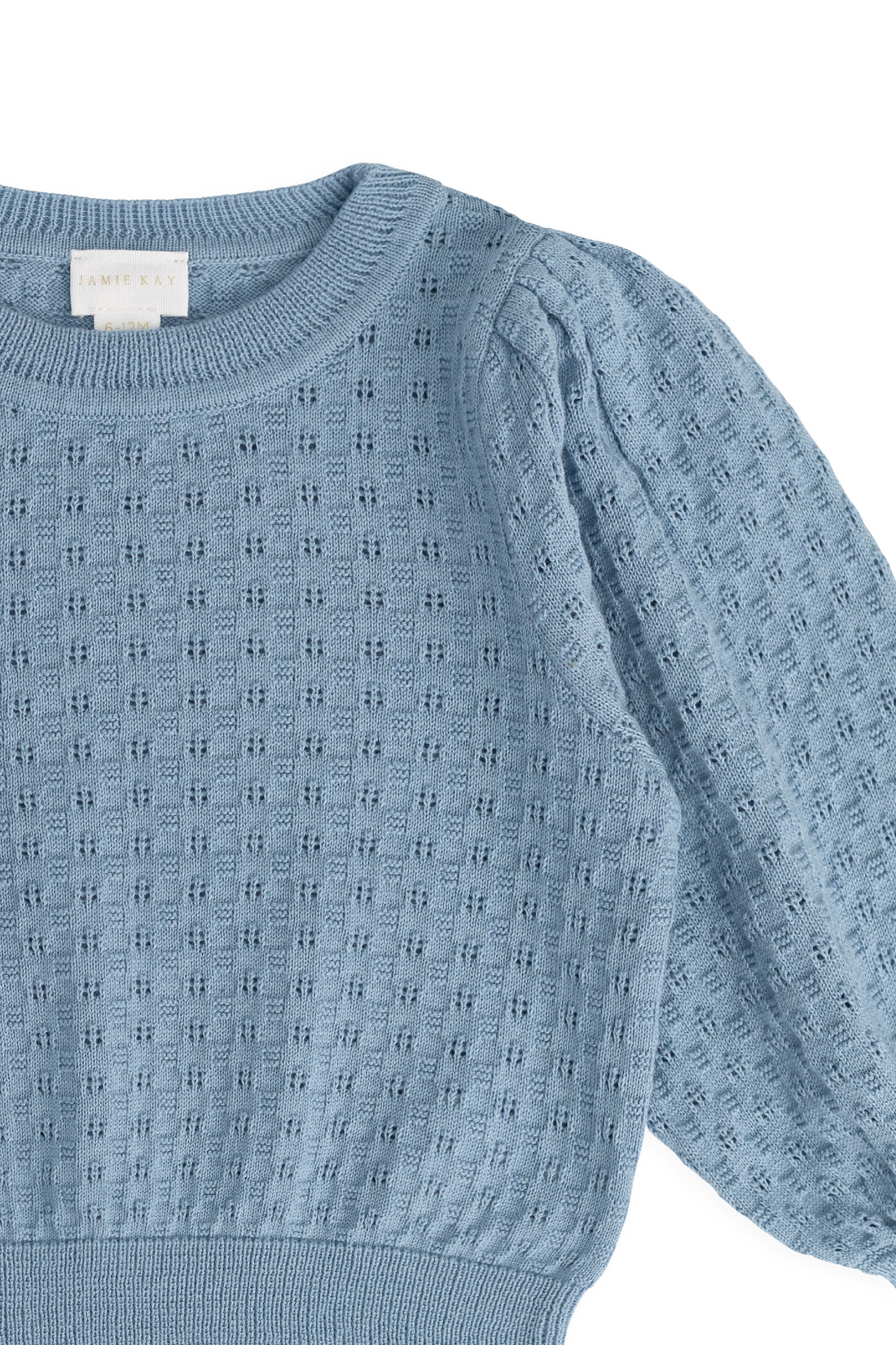 Penelope Jumper - Dusky Blue Childrens Jumper from Jamie Kay USA
