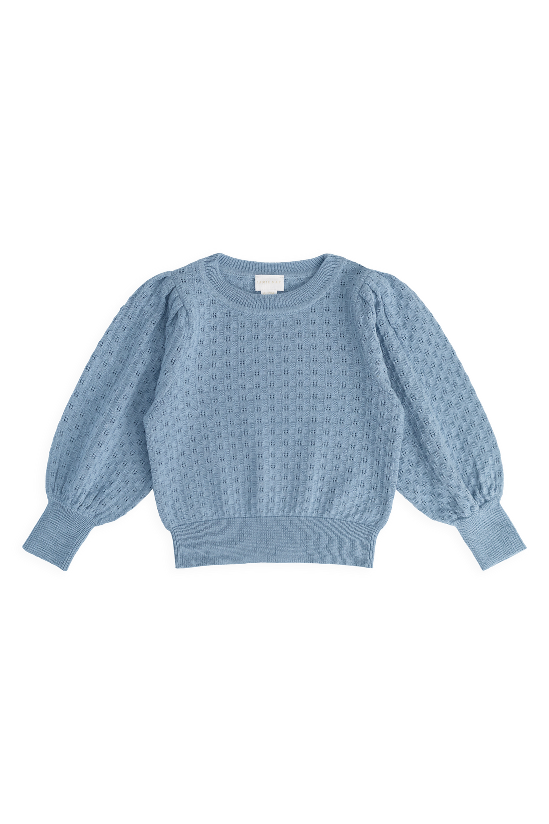 Penelope Jumper - Dusky Blue Childrens Jumper from Jamie Kay USA