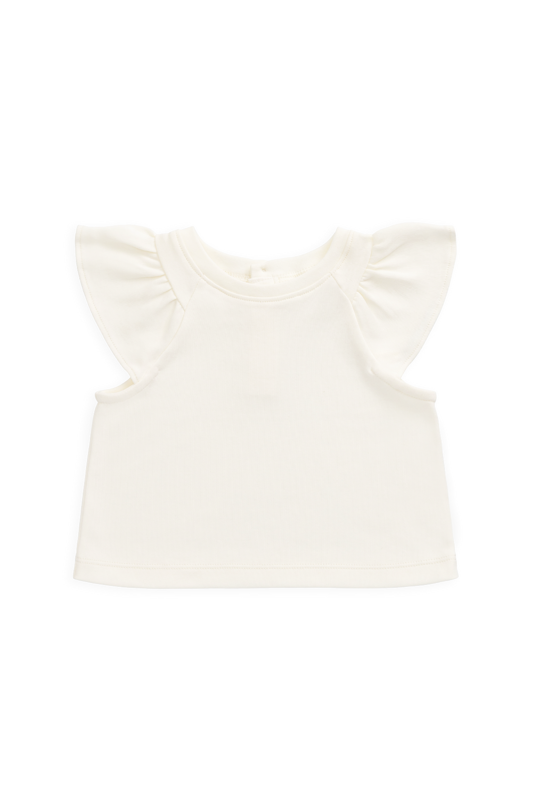 Pima Cotton Wrenley Top - Parchment Childrens Top from Jamie Kay USA
