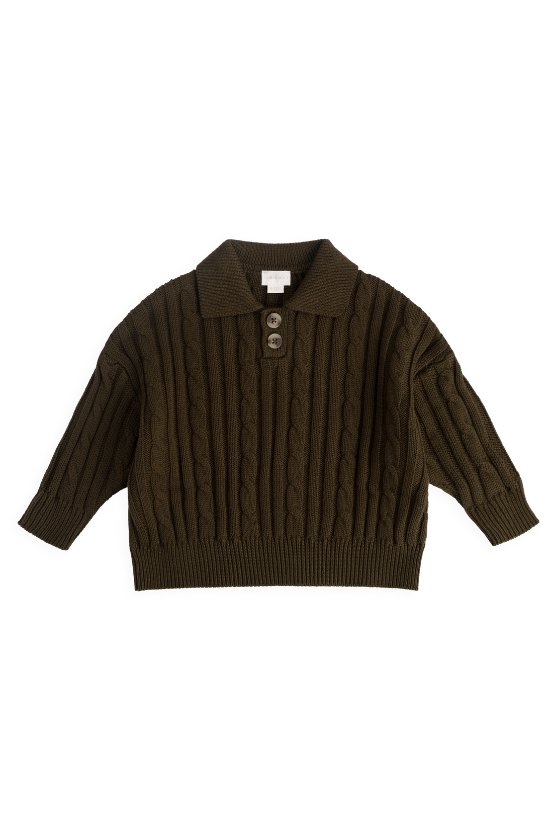 Wade Knit Jumper - Forest Childrens Jumper from Jamie Kay USA
