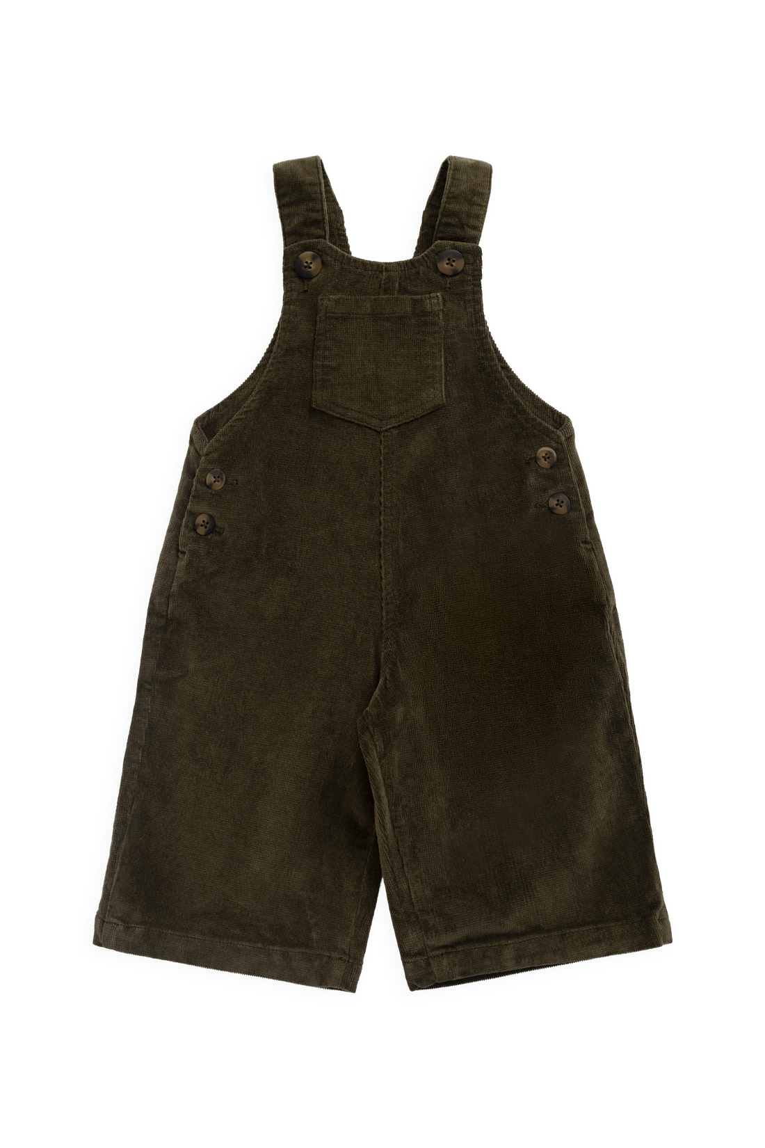 Walton Overall - Deep Olive Childrens Overall from Jamie Kay USA
