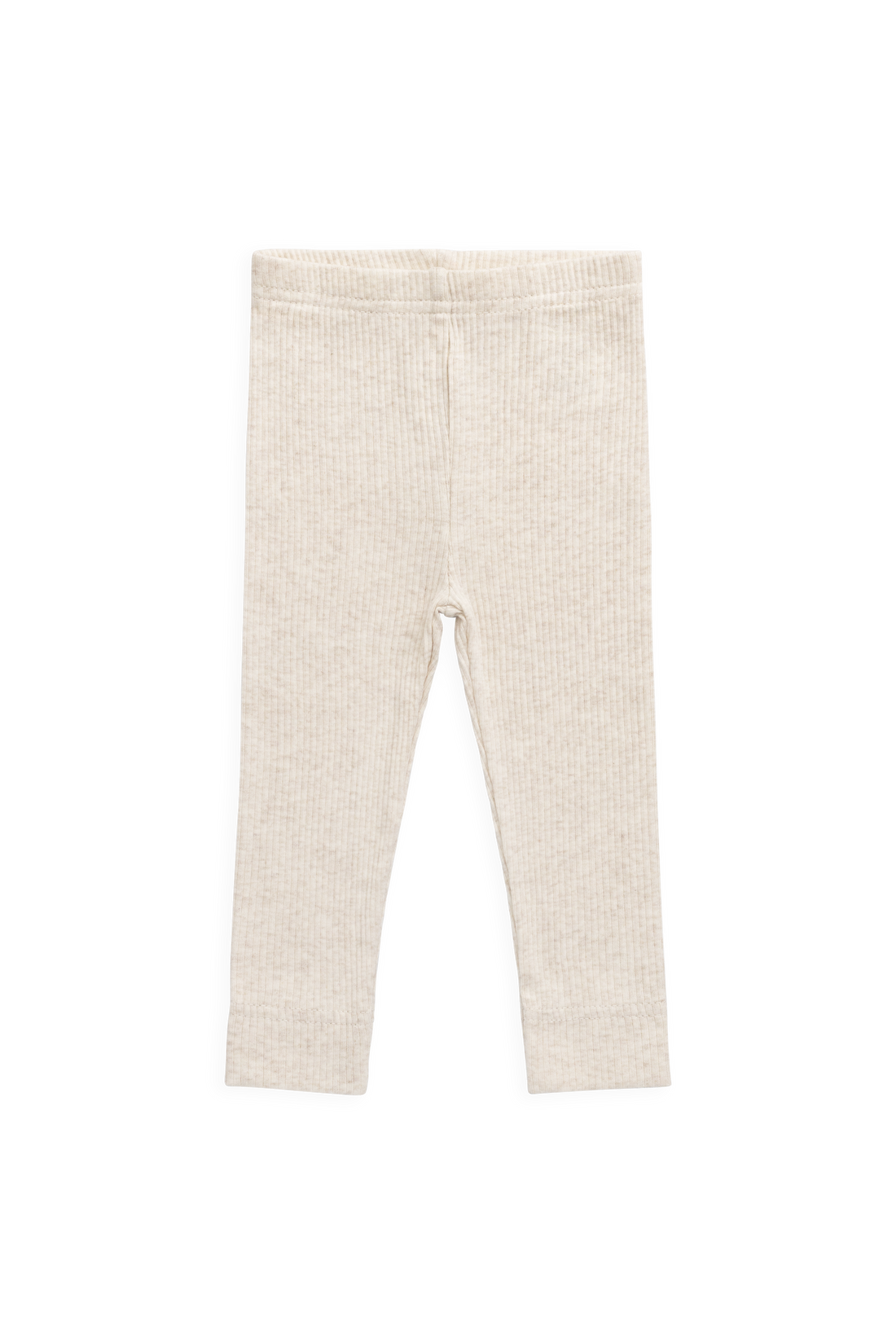 Organic Cotton Modal Everyday Legging - Oatmeal Marle Childrens Legging from Jamie Kay USA