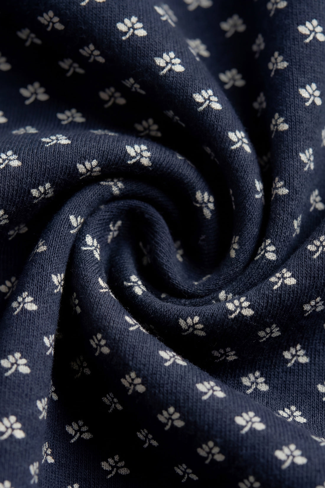 Organic Cotton Long Sleeve Top - Lisa Petite Indigo Childrens Top from Jamie Kay USA