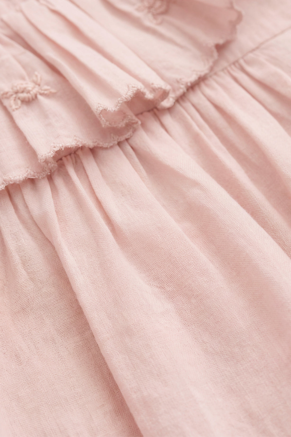 Organic Cotton Calianna Dress - Shell Pink Childrens Dress from Jamie Kay USA
