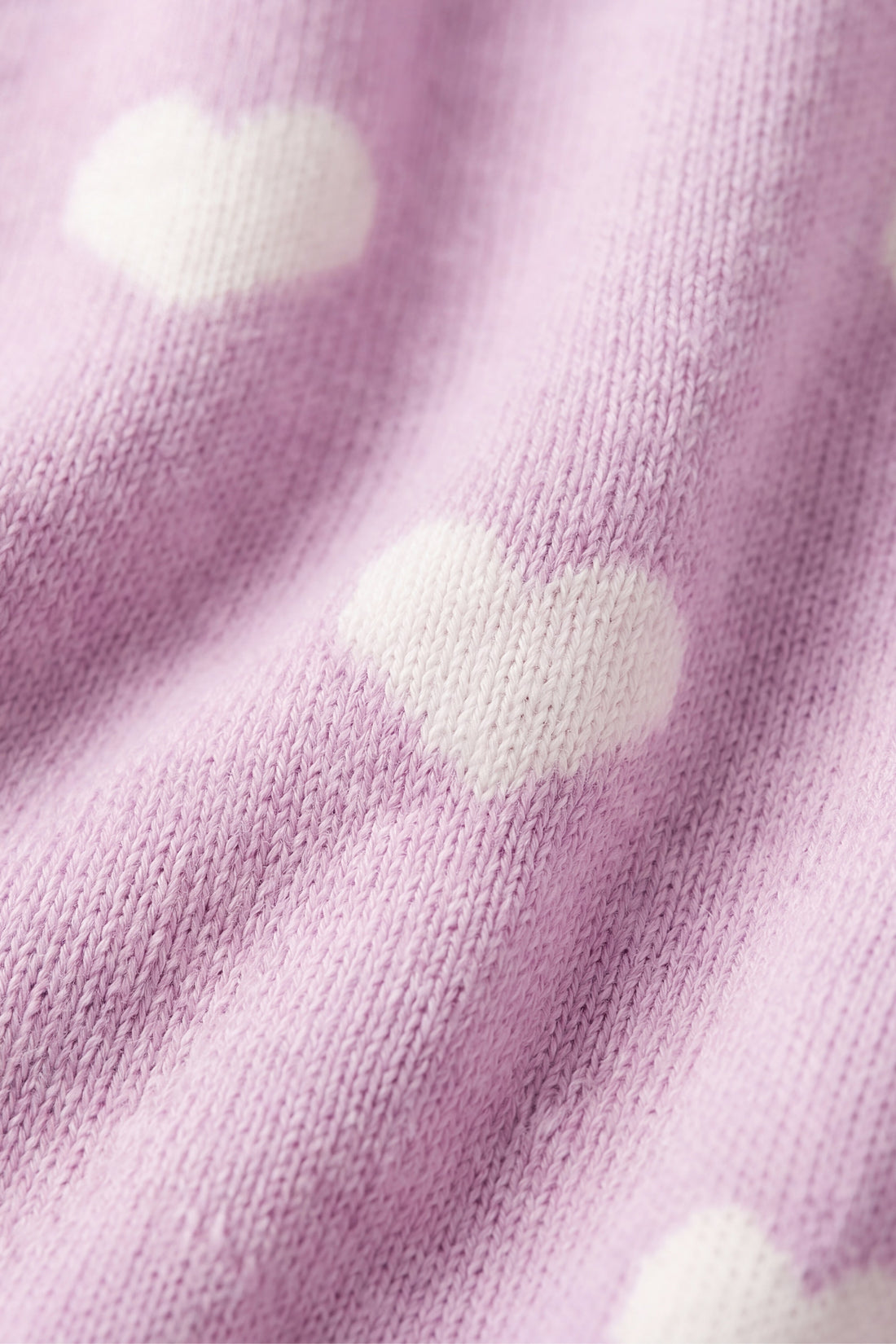 Kayla Cardigan - Kayla Heart Jacquard Orchid Dream Childrens Cardigan from Jamie Kay USA