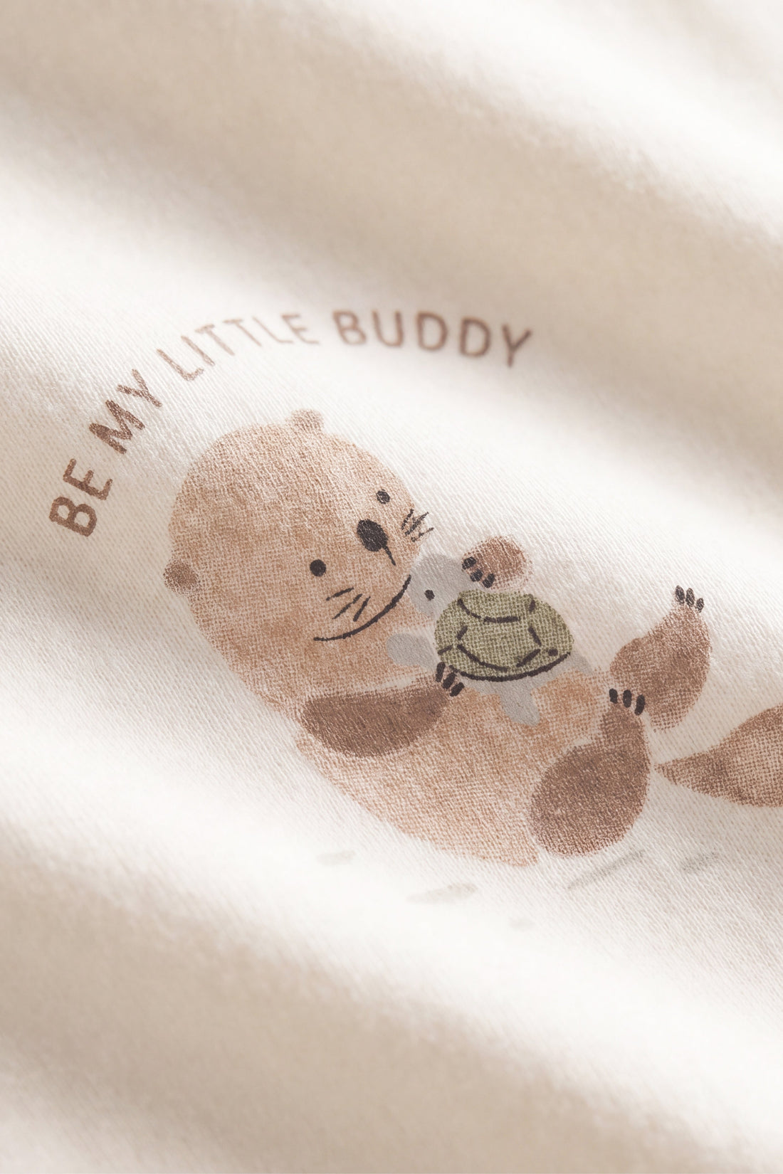 Pima Cotton Edward Tee - Otter Buddy Cloud Childrens Top from Jamie Kay USA