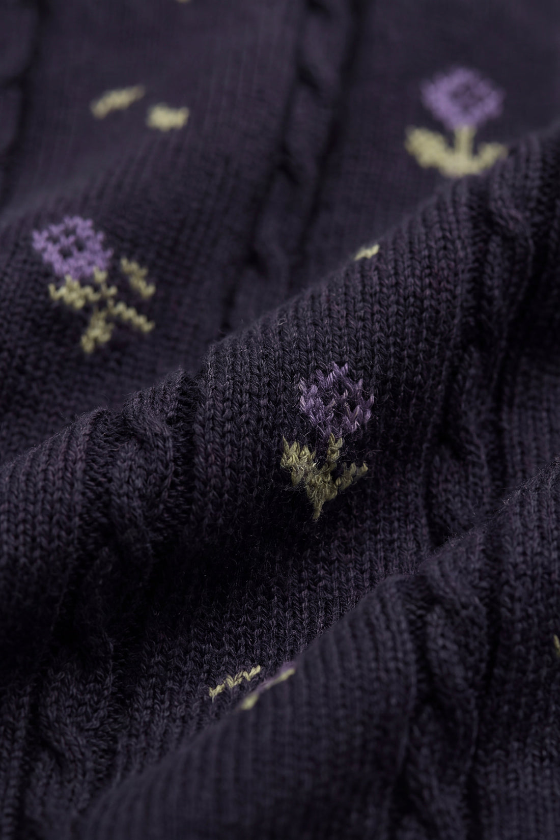 Annabella Knitted Cardigan - Annabella Jacquard Deep Well Childrens Cardigan from Jamie Kay USA