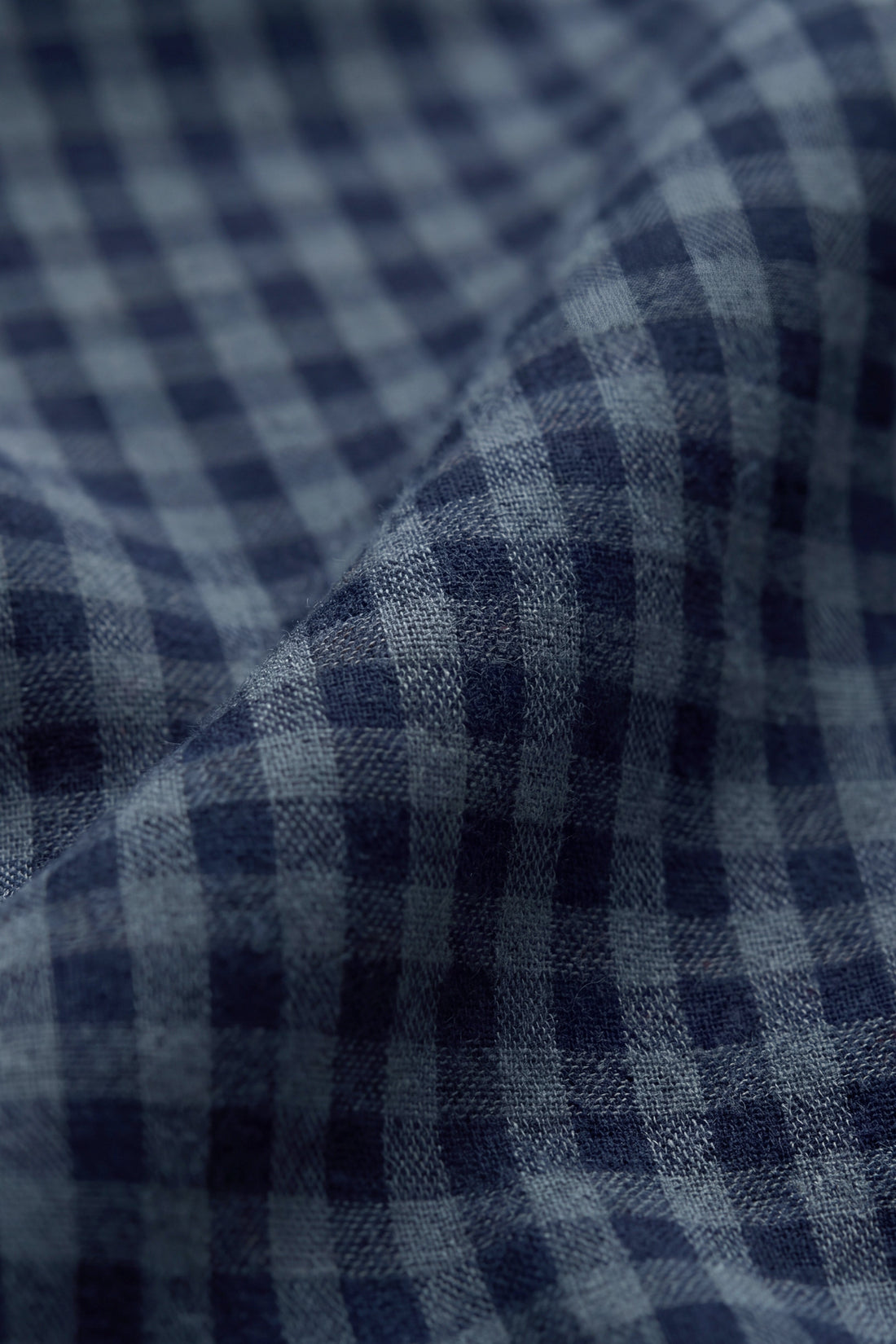 Organic Cotton Gabriel Top - Tiny Gingham Maritime Childrens Top from Jamie Kay USA