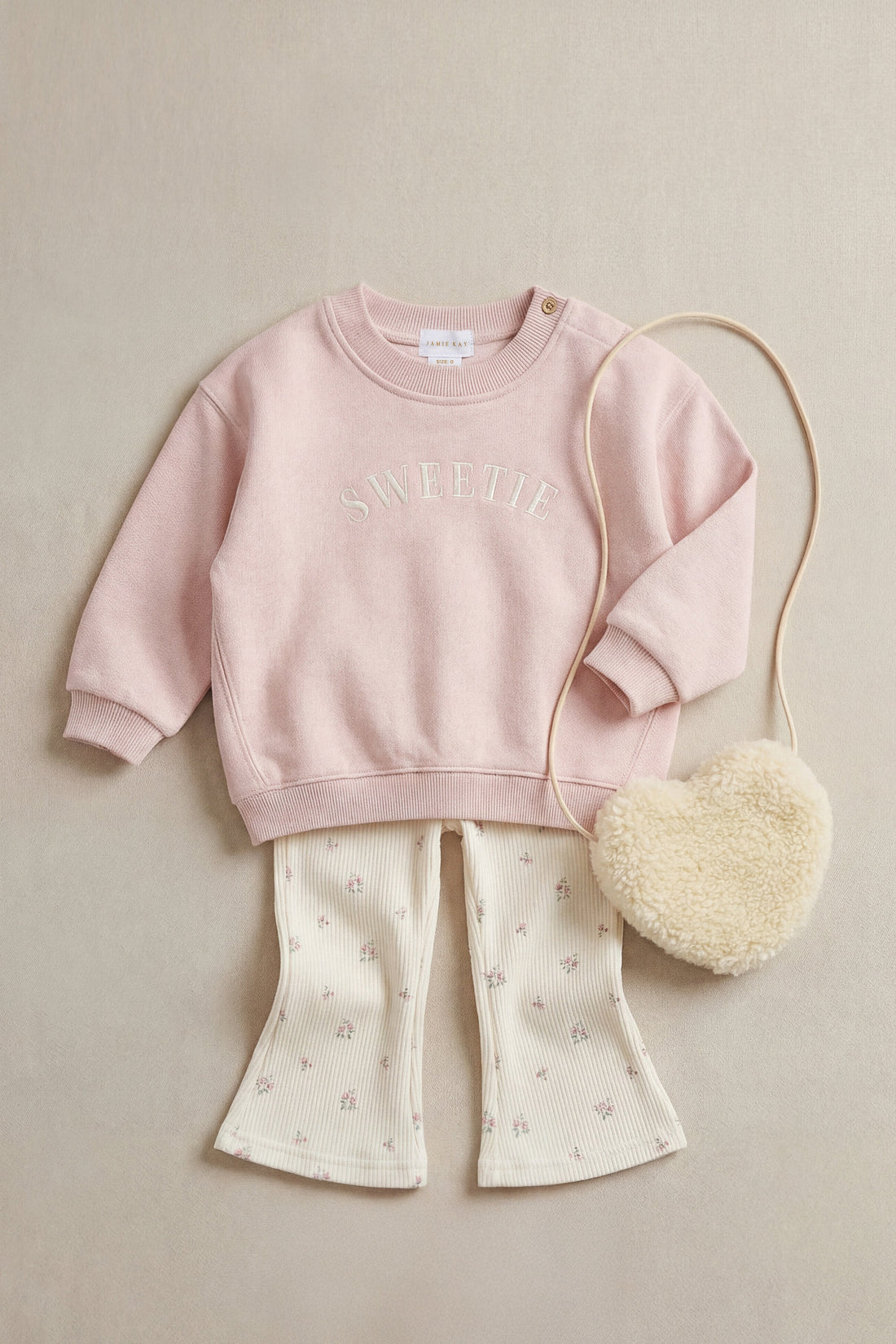 Organic Cotton Rib Winslet Pant - Emma Whisper Childrens Pant from Jamie Kay USA