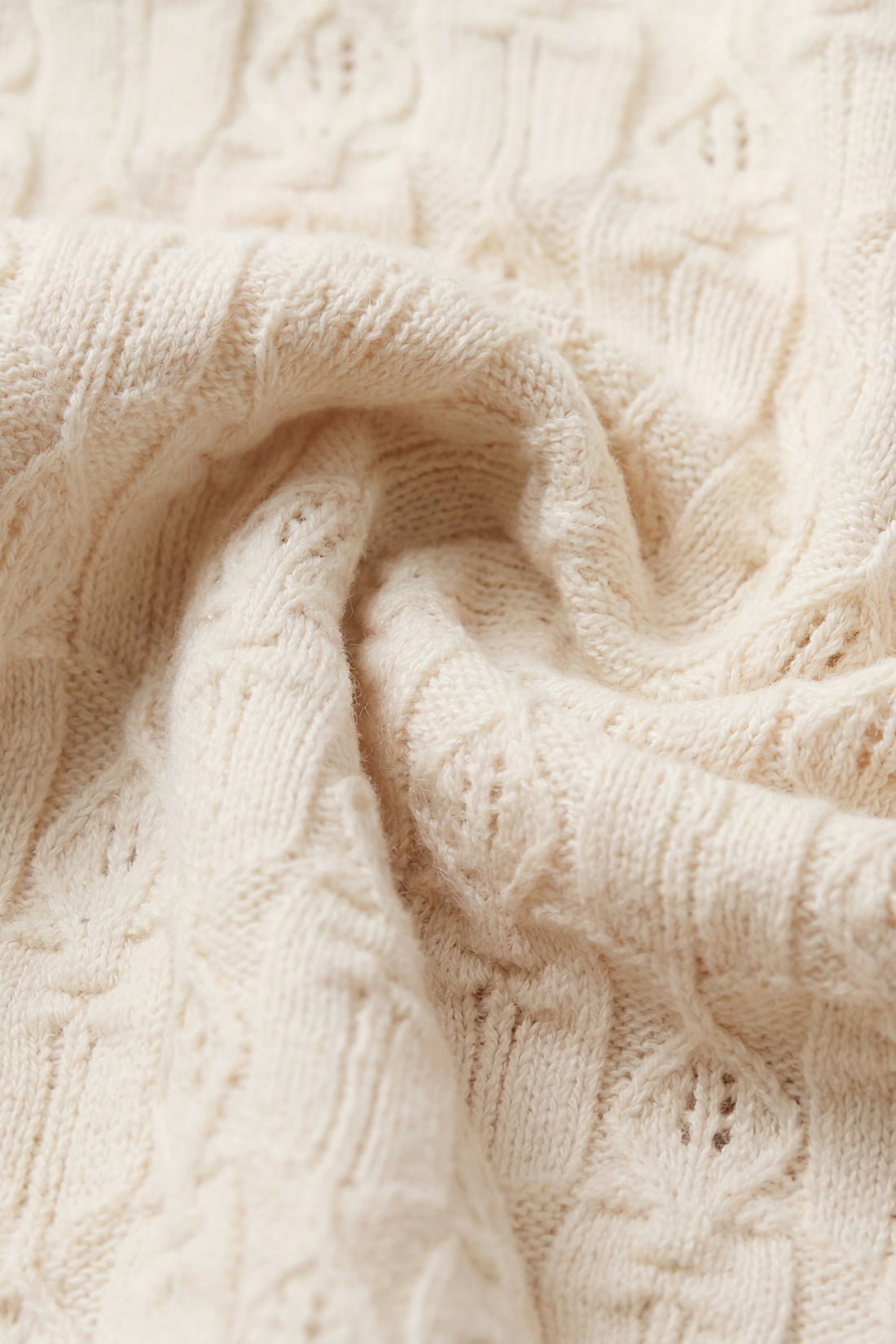 Sammy Knitted Top - Vanilla Childrens Top from Jamie Kay USA