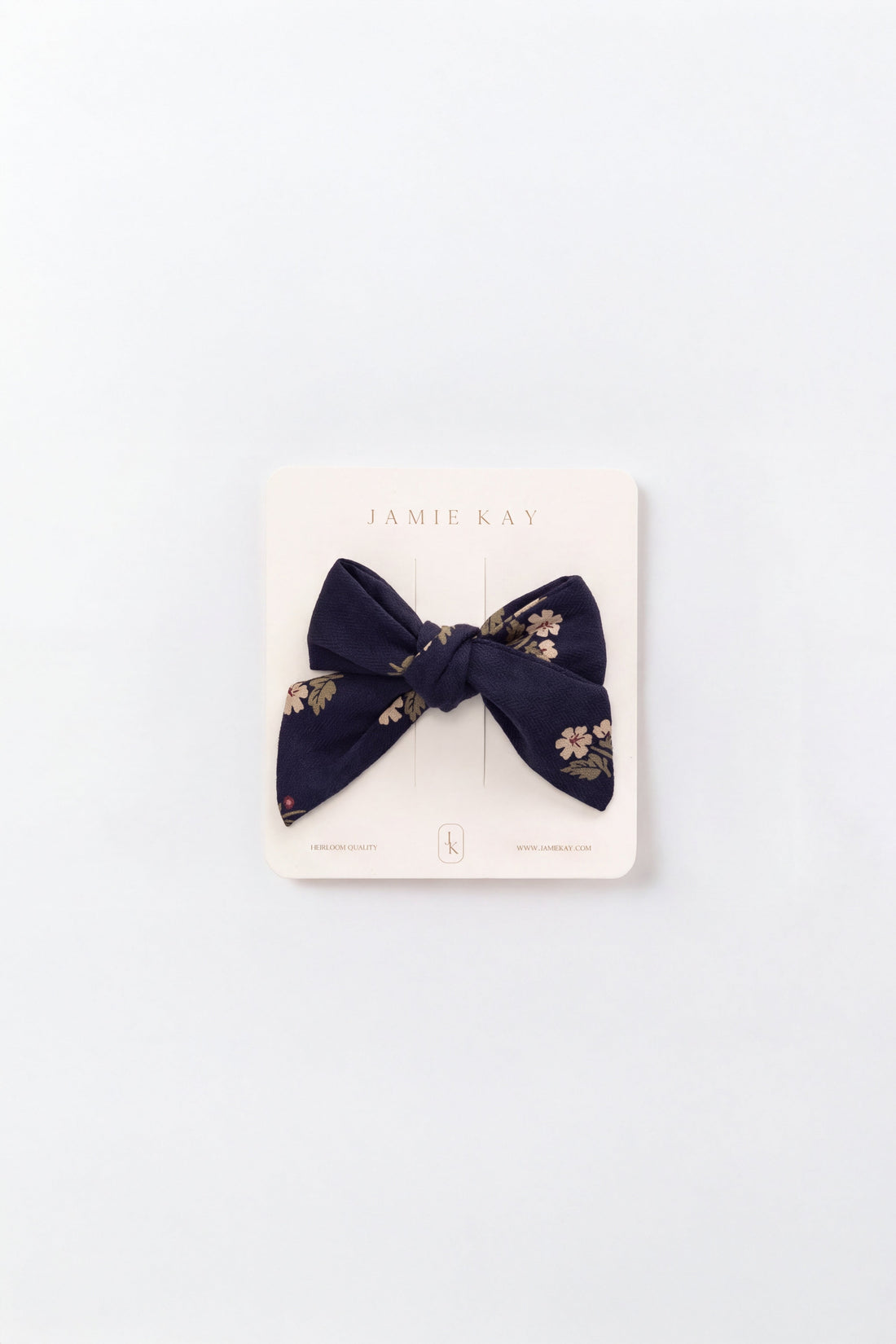 Dovie Bow - Elsa Navy Childrens Bow from Jamie Kay USA