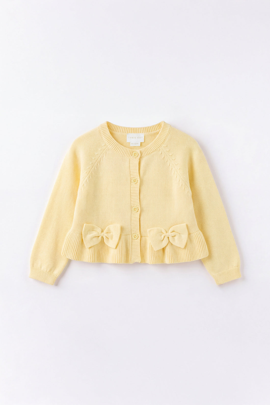 Lyla Knitted Cardigan - Lemonade Childrens Cardigan from Jamie Kay USA