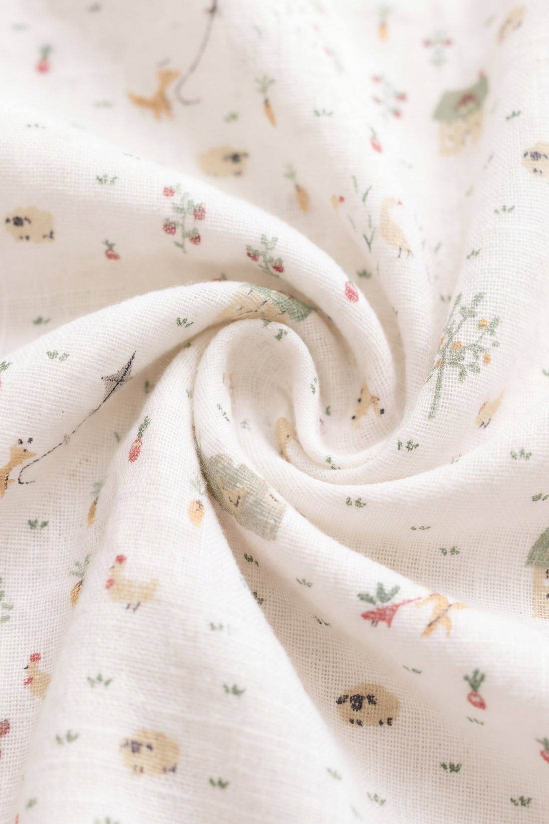Organic Cotton Bucket Hat - Countryside Life Tofu Childrens Hat from Jamie Kay USA