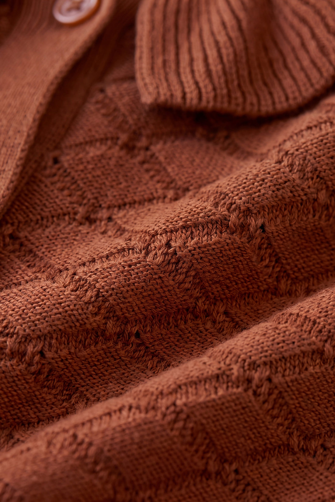 Alison Cardigan - Dusty Ginger Childrens Cardigan from Jamie Kay USA