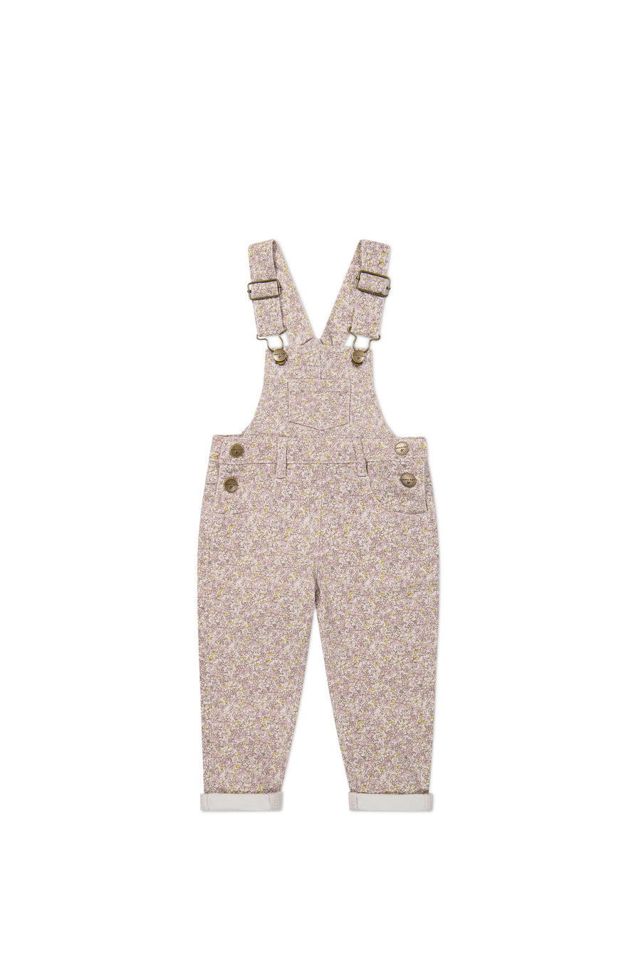 Jordie Cotton Twill Overall - Chloe Lilac Childrens Overall from Jamie Kay USA