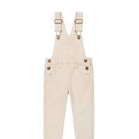 Jordie Overall - Fine Stripe Biscuit/Cloud Childrens Overall from Jamie Kay USA