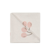 Juliette Blanket - Cherry Love Blush Childrens Blanket from Jamie Kay USA