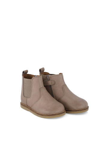 Leather Boot with Elastic - Tweed Childrens Footwear from Jamie Kay USA
