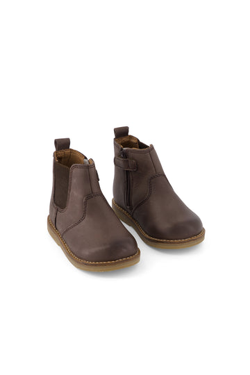 Leather Boot with Elastic - Wolf Childrens Footwear from Jamie Kay USA