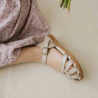 Leather Sandal - Matt Gold Childrens Footwear from Jamie Kay USA