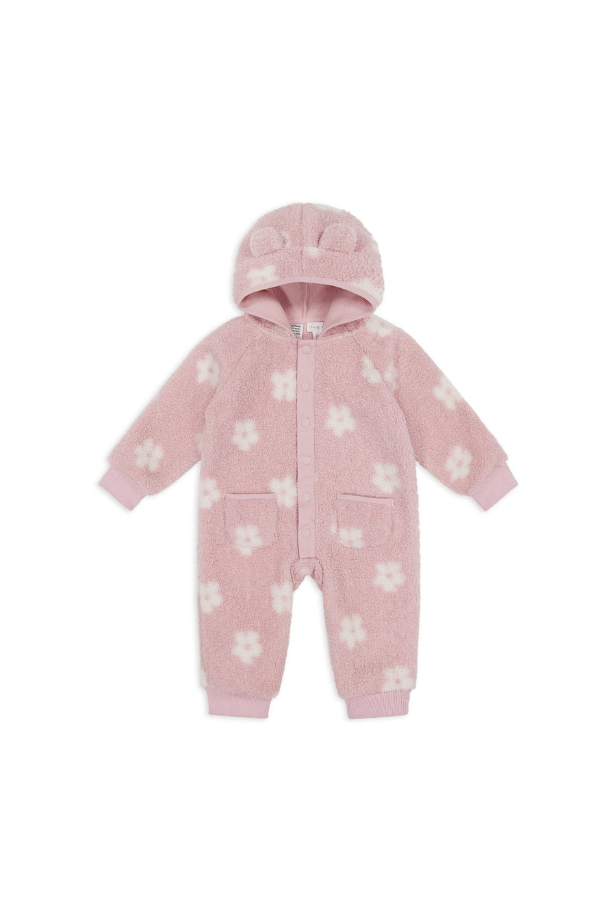 Lenny Sherpa Onepiece - Frankie Mauve Childrens Onepiece from Jamie Kay USA