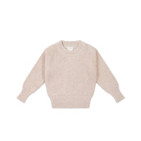 Leon Jumper - Blushed Fleck Childrens Jumper from Jamie Kay USA