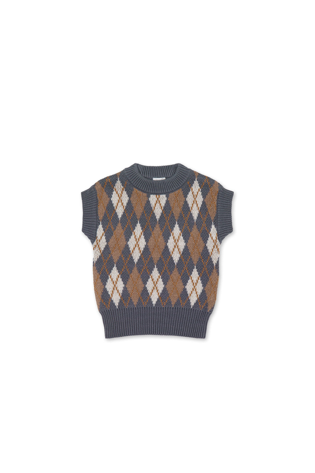 Marcus Knit Vest - Marcus Jacquard Arctic Childrens Vest from Jamie Kay USA