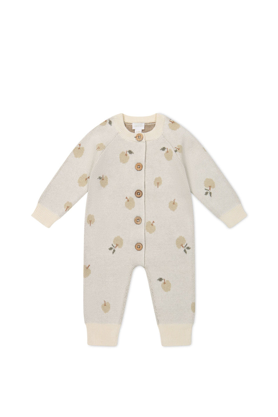 Marlow Onepiece - Jacquard Fresh Apple Tofu Childrens Onepiece from Jamie Kay USA