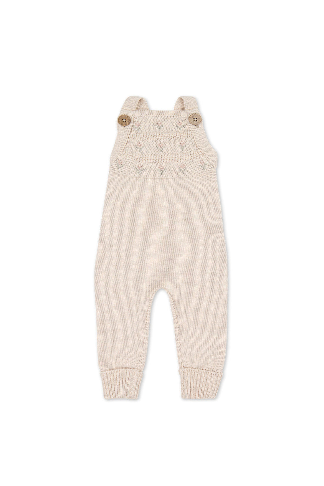 Miranda Playsuit - Miranda Light Oatmeal Marle Childrens Playsuit from Jamie Kay USA