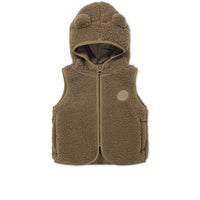 Neve Sherpa Vest - Pecan Childrens Vest from Jamie Kay USA