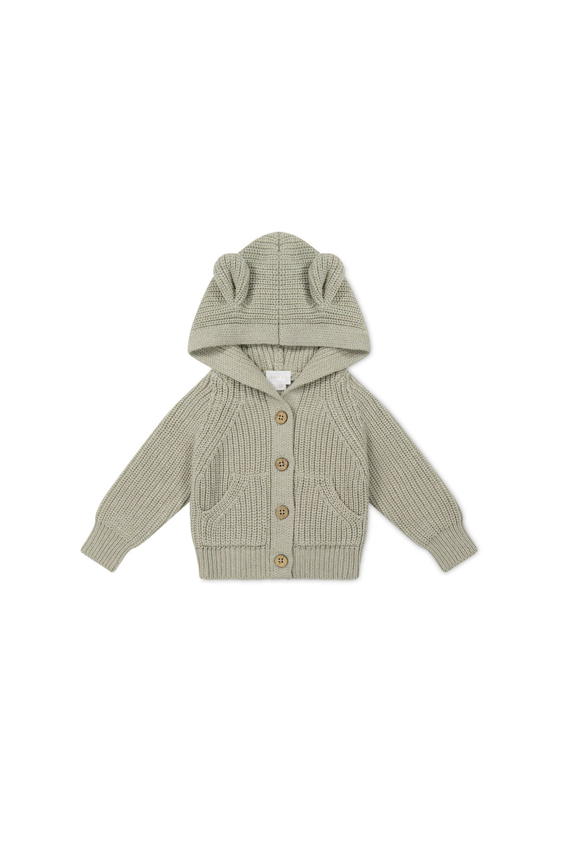 OG Bear Knit - Moss Marle Childrens Cardigan from Jamie Kay USA