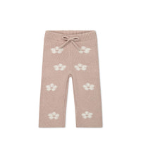 OG Morgan Knit Pant - Frankie Knit Rose Childrens Pant from Jamie Kay USA