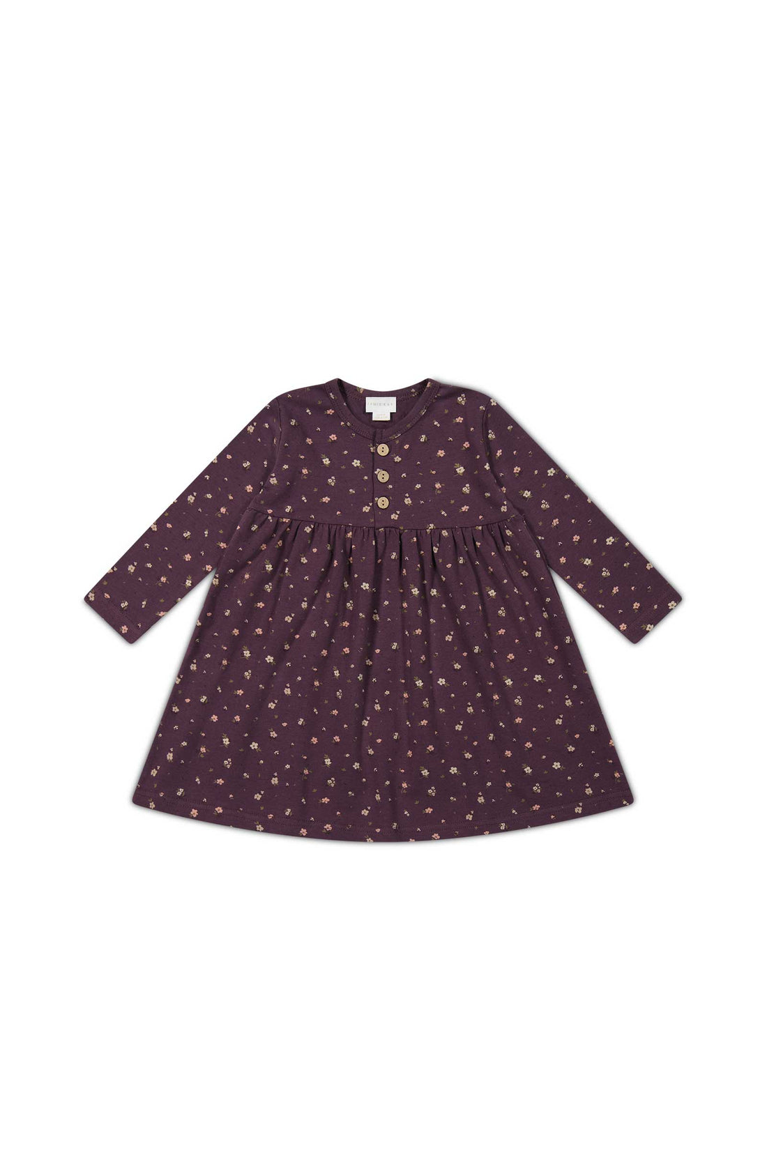 Organic Cotton Bridget Dress - Goldie Huckleberry Sparse Childrens Dress from Jamie Kay USA