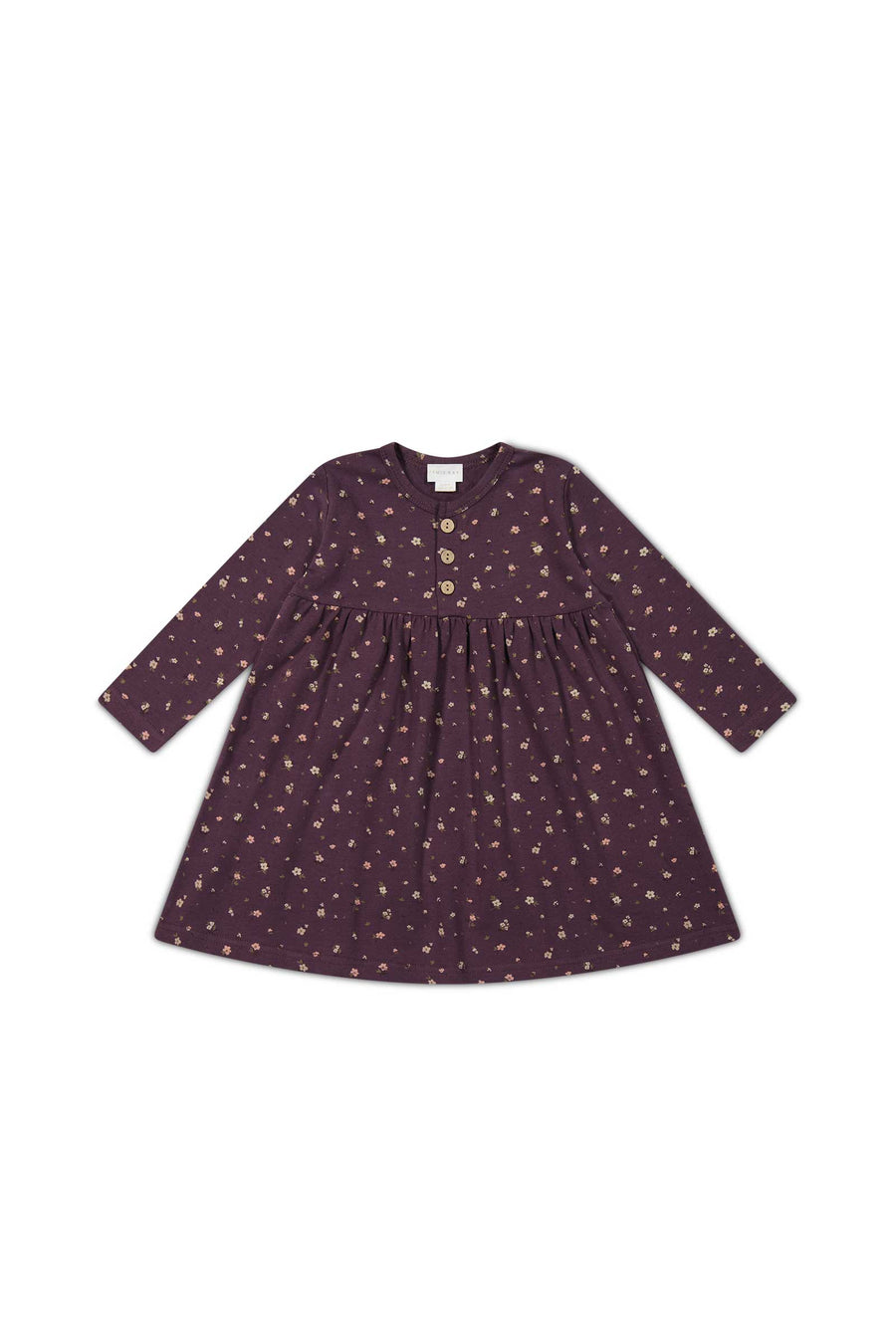 Organic Cotton Bridget Dress - Goldie Huckleberry Sparse Childrens Dress from Jamie Kay USA