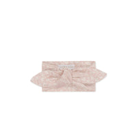 Organic Cotton Headband - Rosalie Field Rose Childrens Headband from Jamie Kay USA