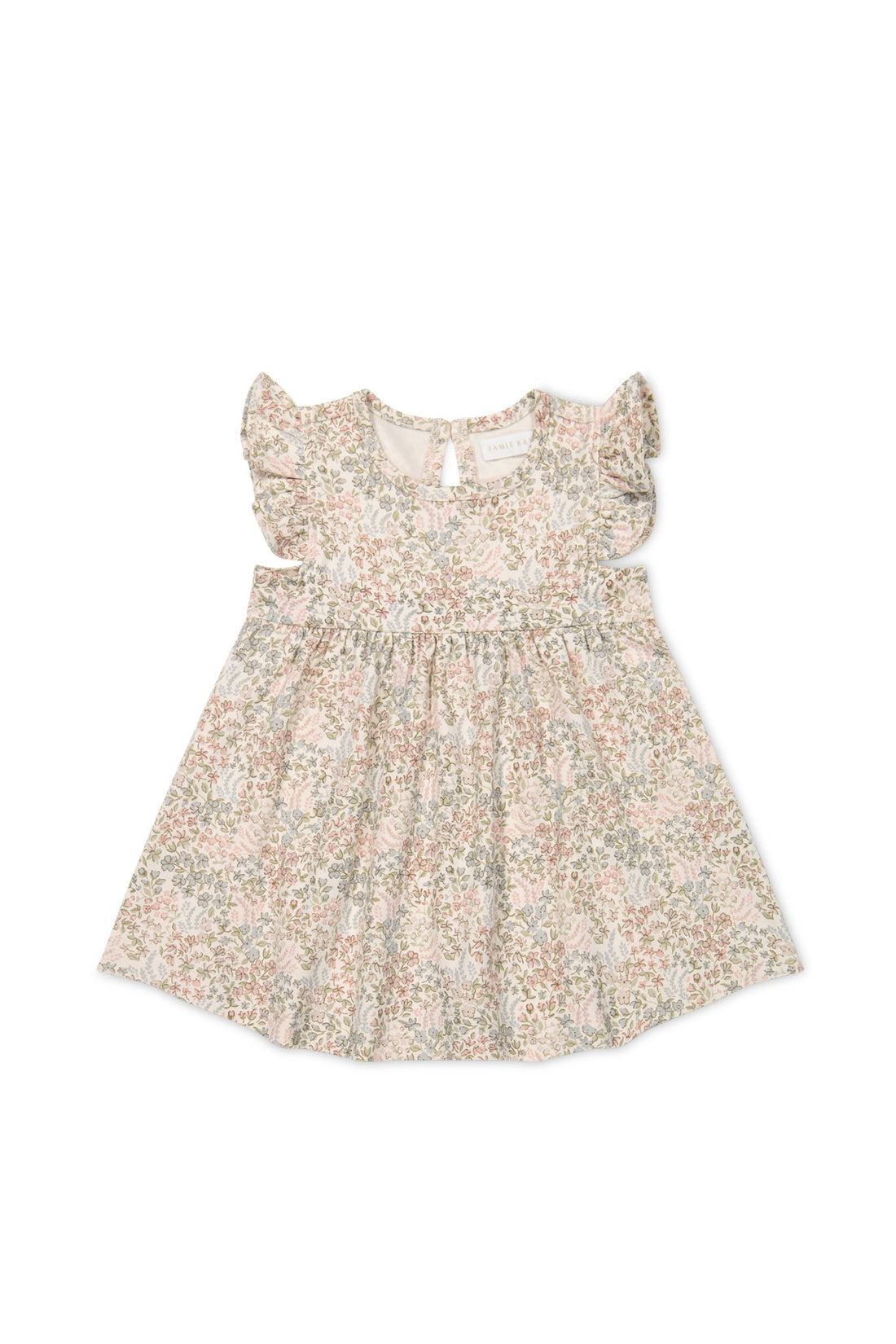 Organic Cotton Ada Dress - April Glacier Childrens Dress from Jamie Kay USA