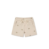 Organic Cotton Andy Short - Henry Hedgehog Birch Childrens Short from Jamie Kay USA