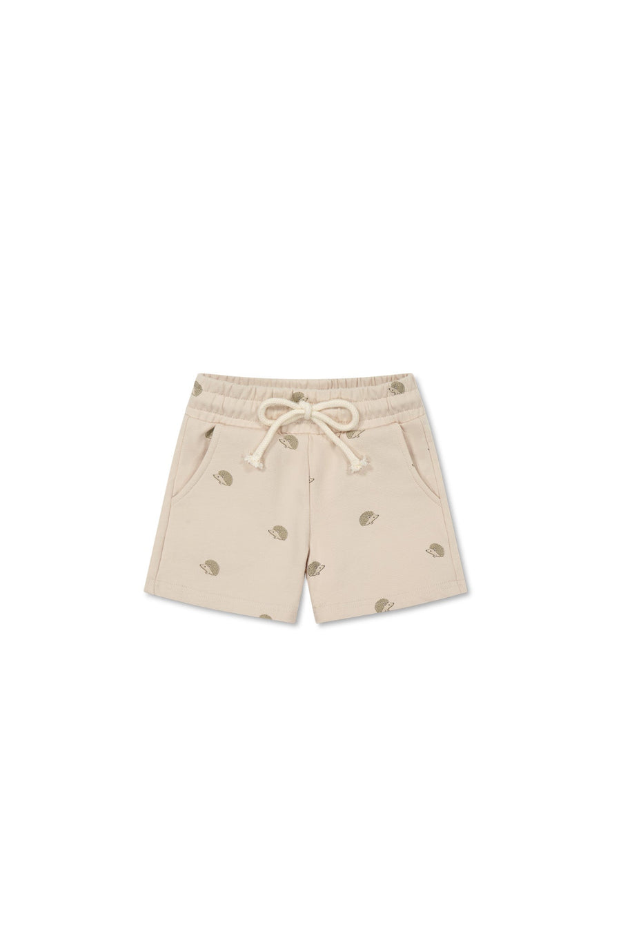 Organic Cotton Andy Short - Henry Hedgehog Birch Childrens Short from Jamie Kay USA