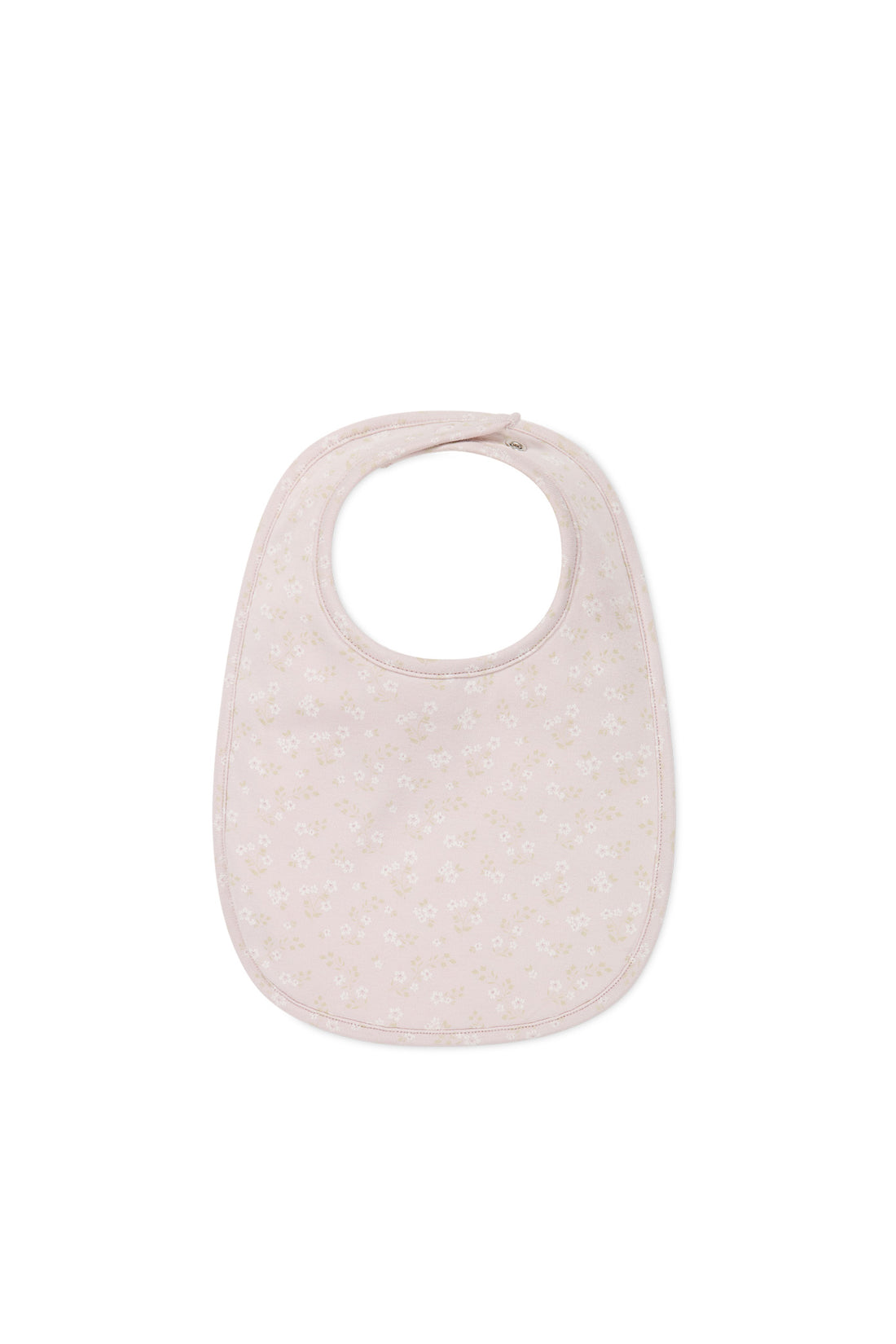 Organic Cotton Bib - Addie Lilac Childrens Bib from Jamie Kay USA