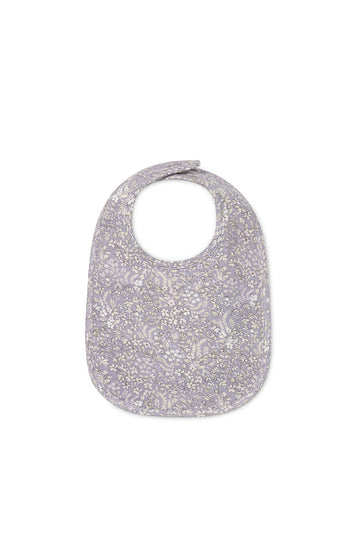 Organic Cotton Bib - April Lilac Childrens Bib from Jamie Kay USA