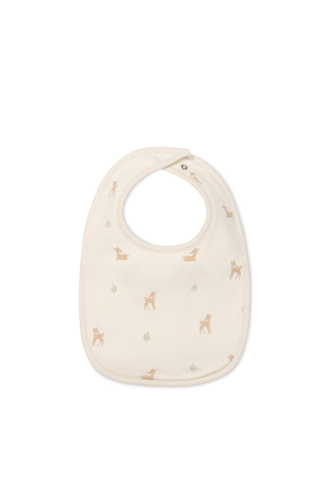 Organic Cotton Bib - Fable Deer Cloud Childrens Bib from Jamie Kay USA