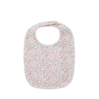 Organic Cotton Bib - Fifi Mini Slightly Pink Childrens Bib from Jamie Kay USA