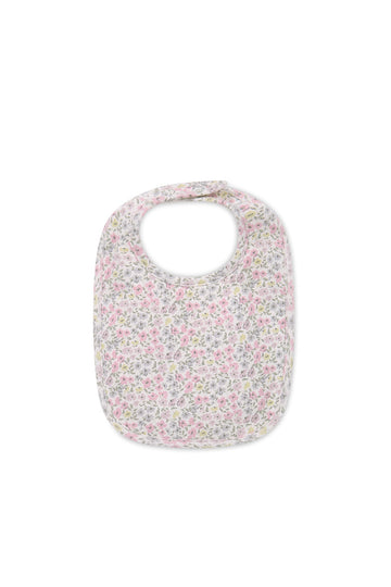 Organic Cotton Bib - Fifi Mini Slightly Pink Childrens Bib from Jamie Kay USA