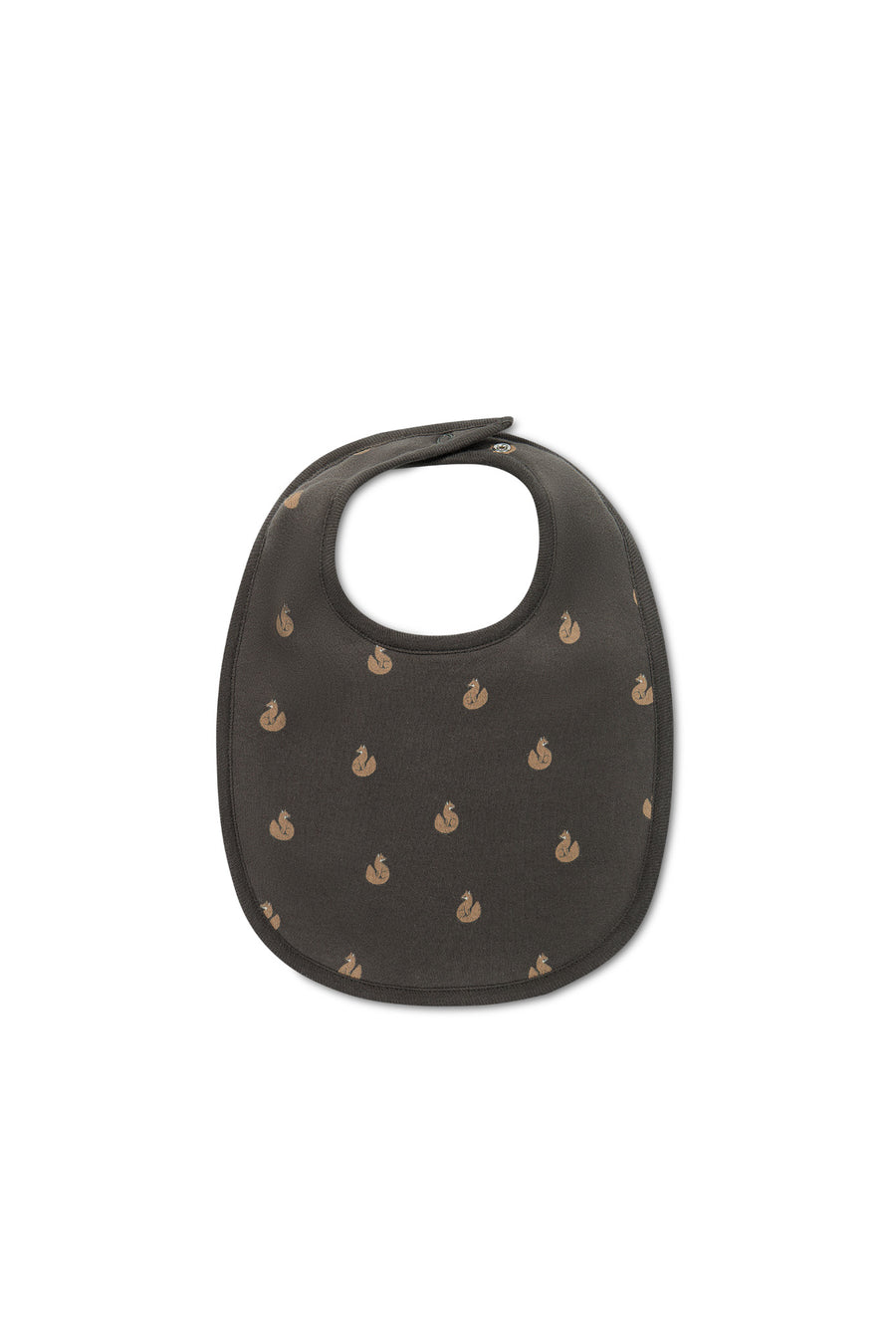 Organic Cotton Bib - Fox Cubs Wolf Childrens Bib from Jamie Kay USA